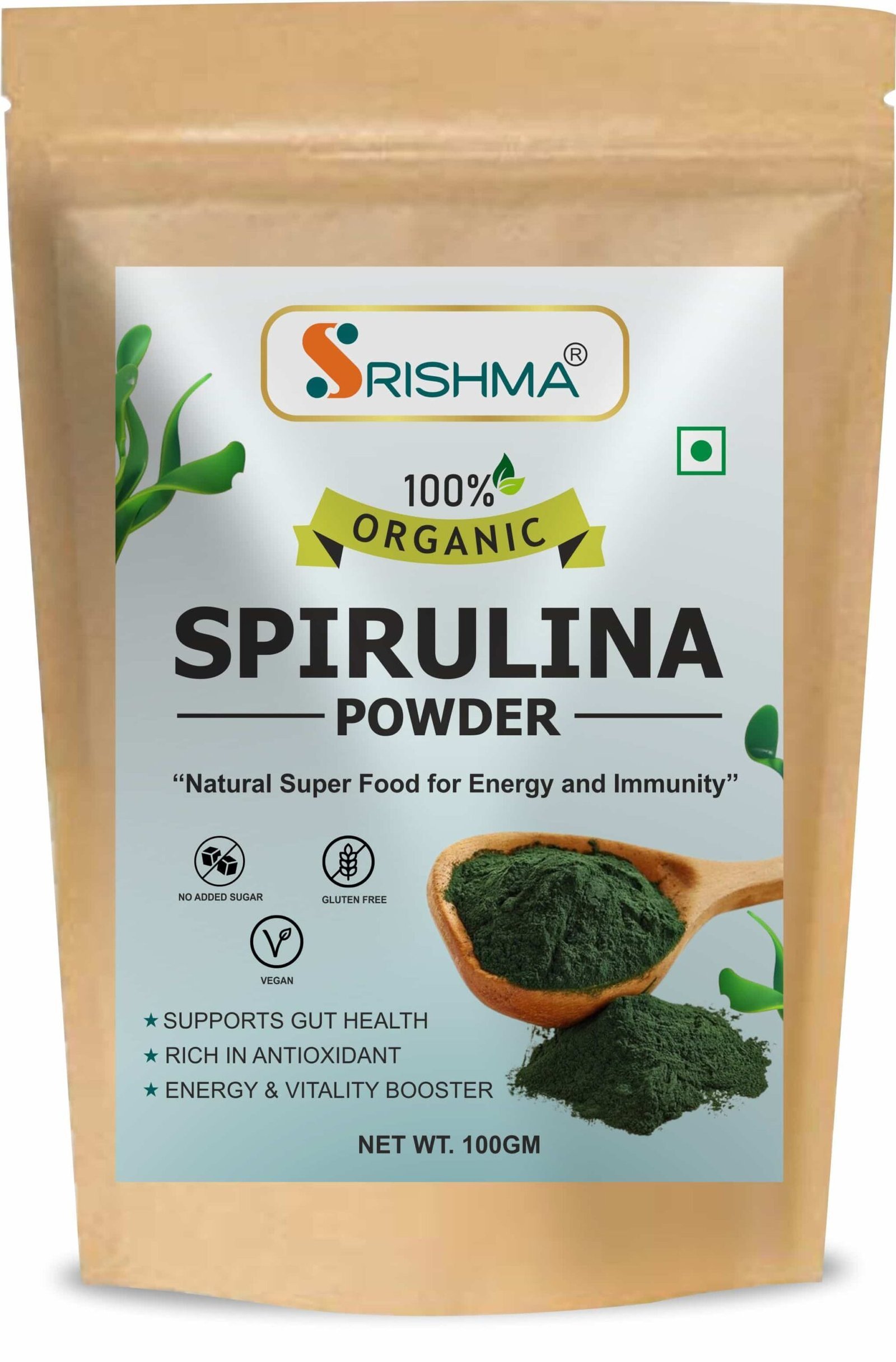 Srishma Spirulina Powder | Boosts Immunity, Good Oral Health