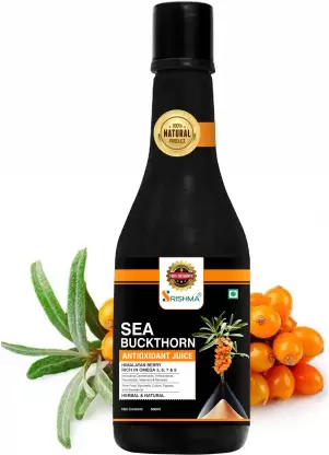 Srishma Sea Buckthorn Juice, Himalayan Berry, Enrich With Omega 3,6,9 & 7 (500 ml)